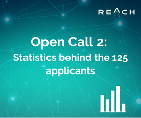REACH Open Call 2: Statistics behind the 125 applicants